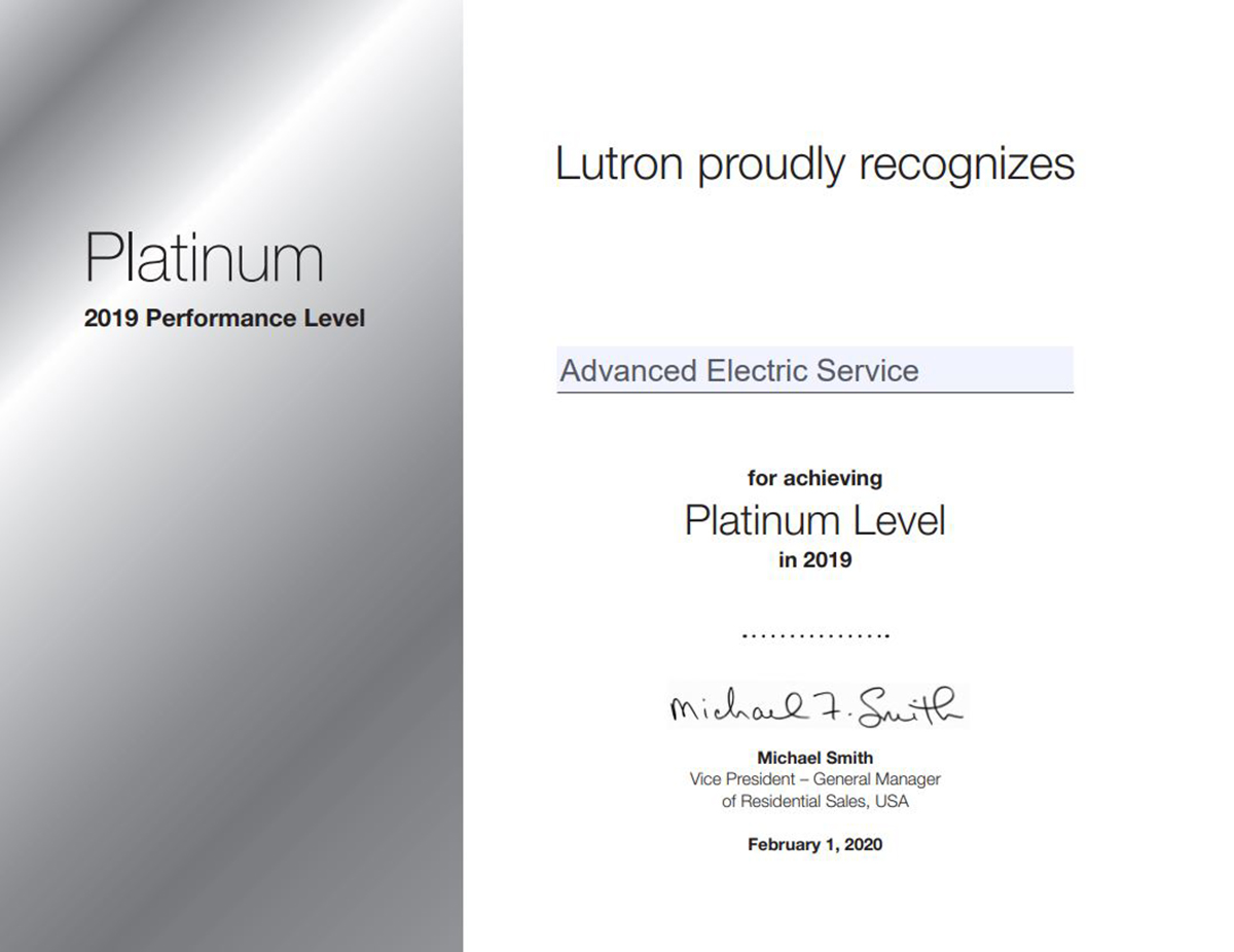 platinum certification